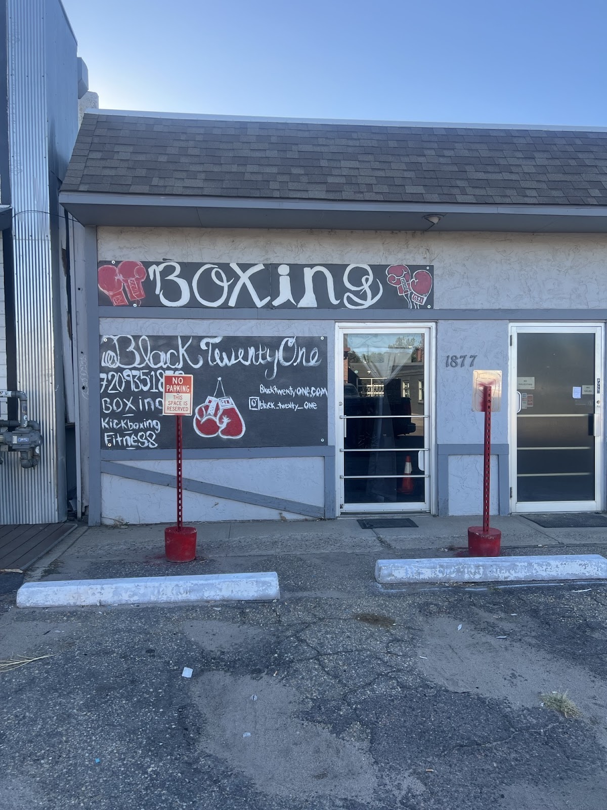 Black Twenty One boxing gym in Denver